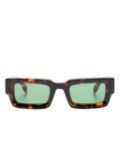 Off-White Eyewear Lecce rectangle-frame sunglasses - Brown