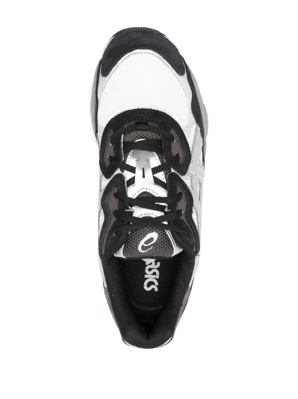 Shop Asics Gel-nyc Panelled Leather Sneakers In Schwarz
