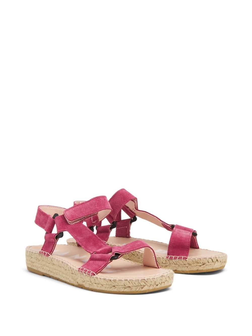 Shop Manebi Hiking Suede Sandals In Pink