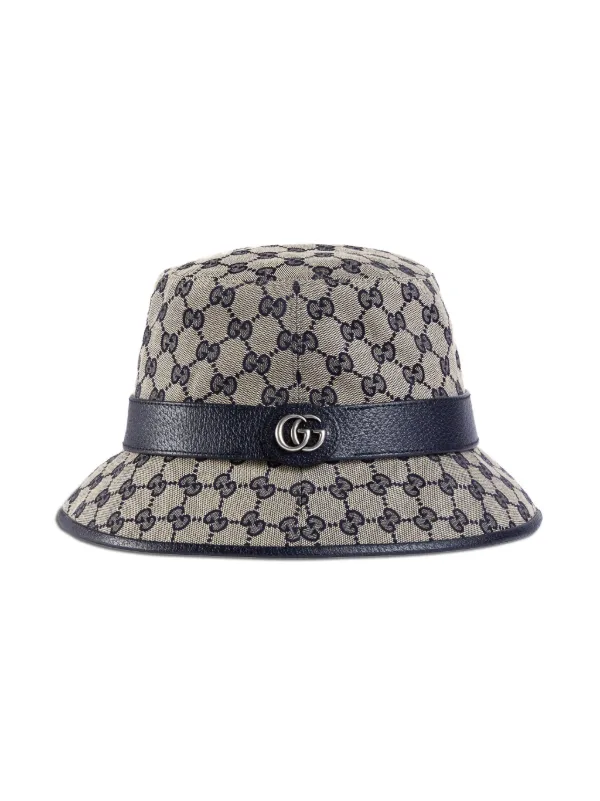 Gucci - GG Supreme Canvas Bucket Hat - Mens - Black