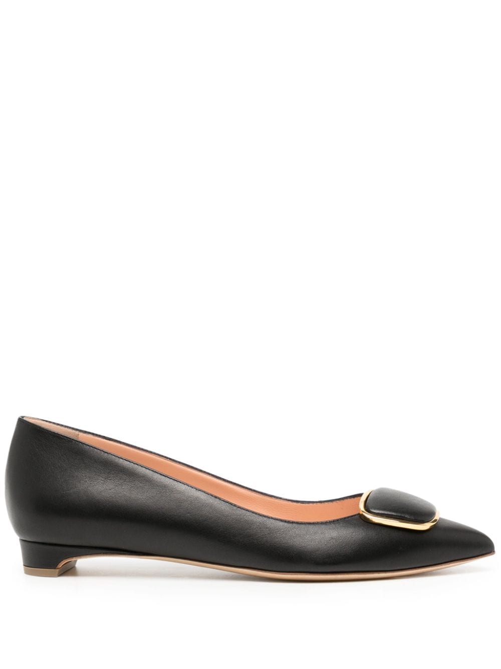 Rupert Sanderson Bedfa Pebble Leather Flats Farfetch