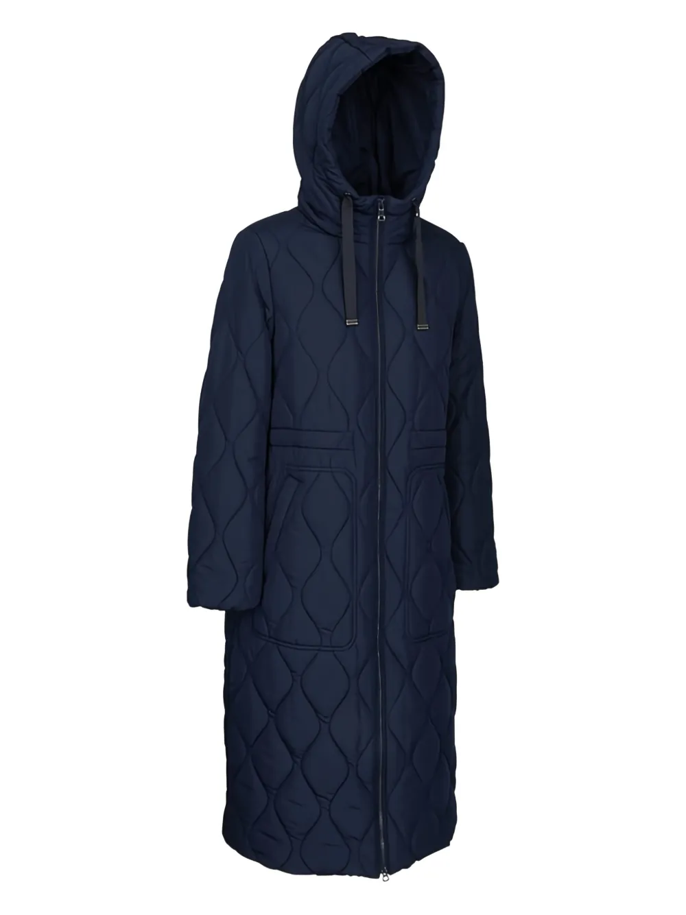 Geox Gewatteerde jas met capuchon Blauw