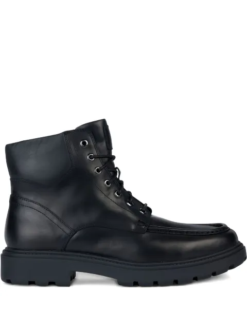 Geox lace-up leather boots