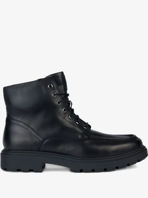 Geox lace-up leather boots