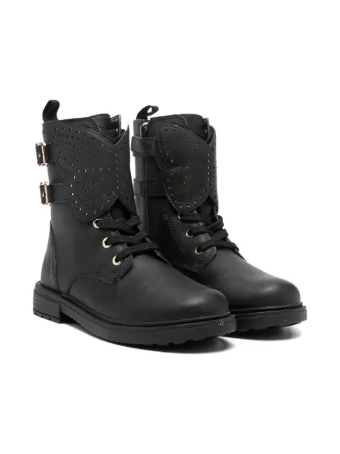 Geox Kids Eclair butterfly-detail ankle boots 