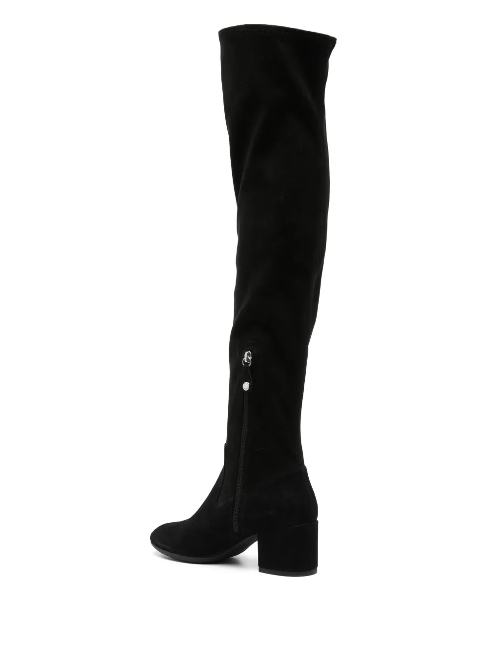 Geox 60mm Eleana over-the-knee boots Black