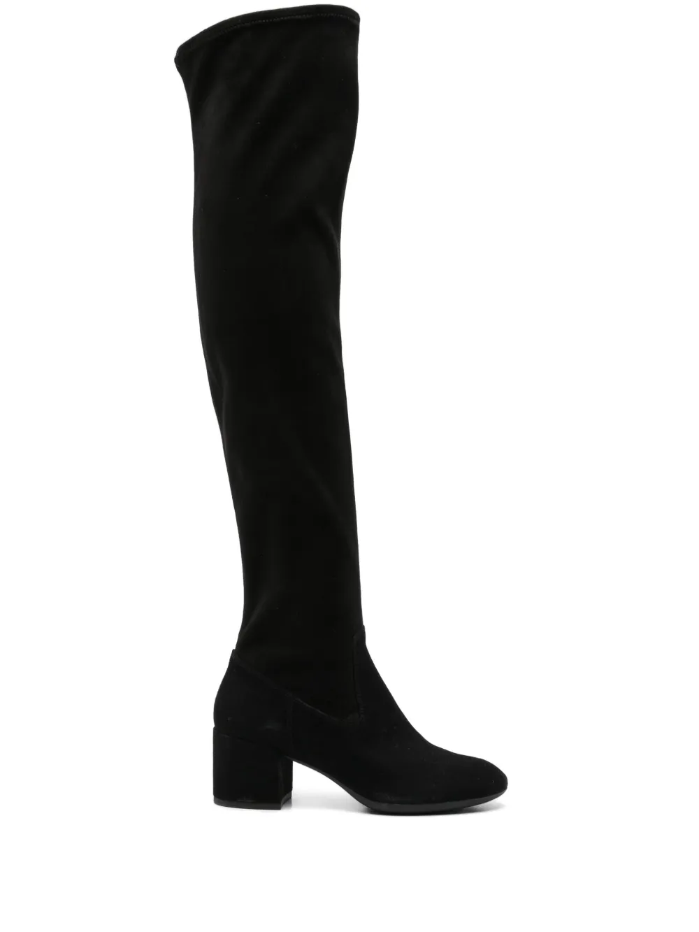 Geox 60mm Eleana over-the-knee boots Black