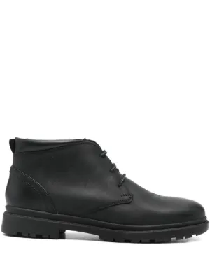 Geox lace-up Leather Boots | Black | FARFETCH display picture 2