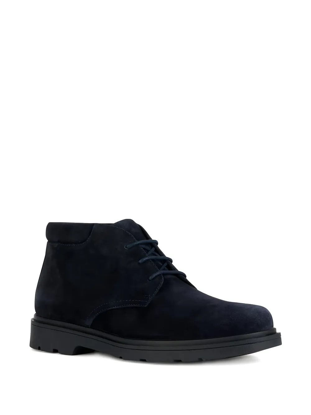 Geox lace-up suede boots Blue