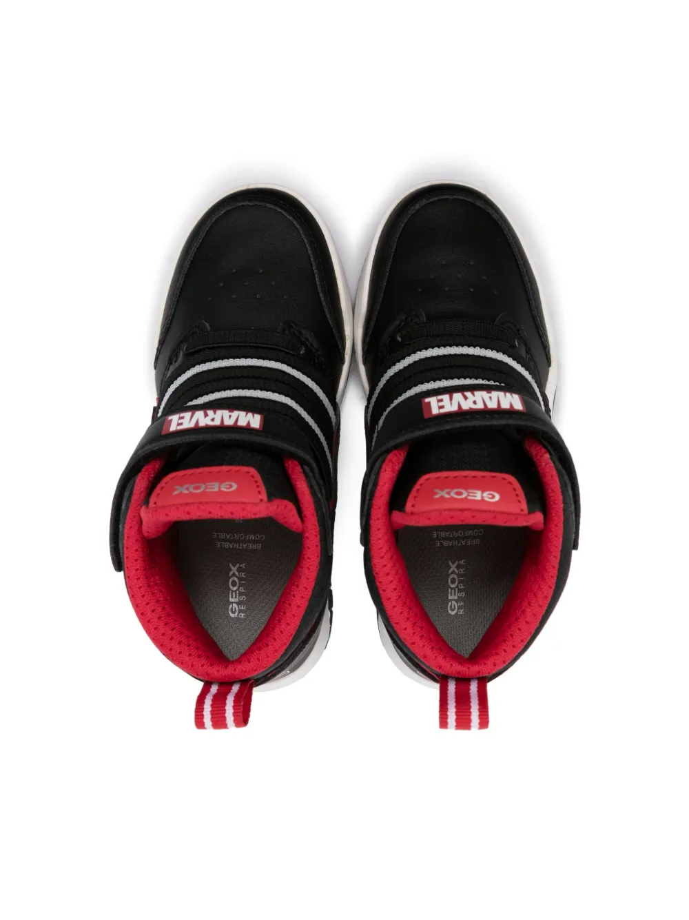 Geox X Marvel Perth High-top Sneakers In Black