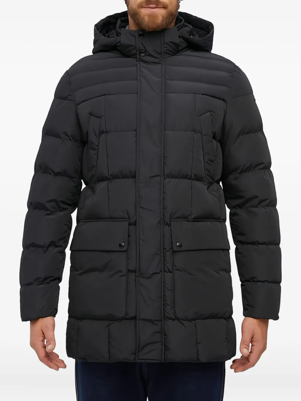 Geox Hilstone quilted hooded jacket | Down Jackets | Image 2