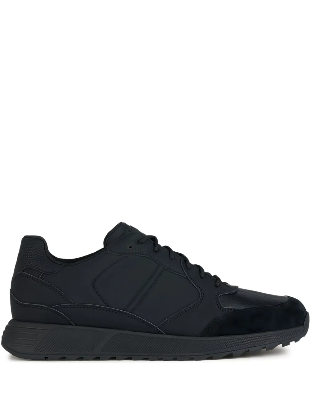 Geox panelled trainers Black