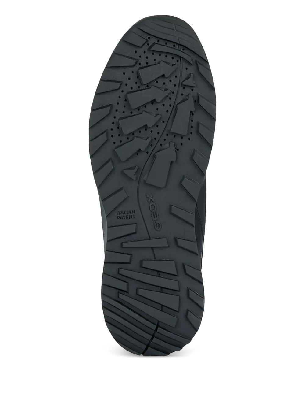 Geox lace-up leather boots Black