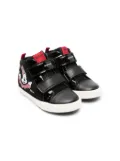 Geox Kids Kilwi touch-strap panelled sneakers - Black