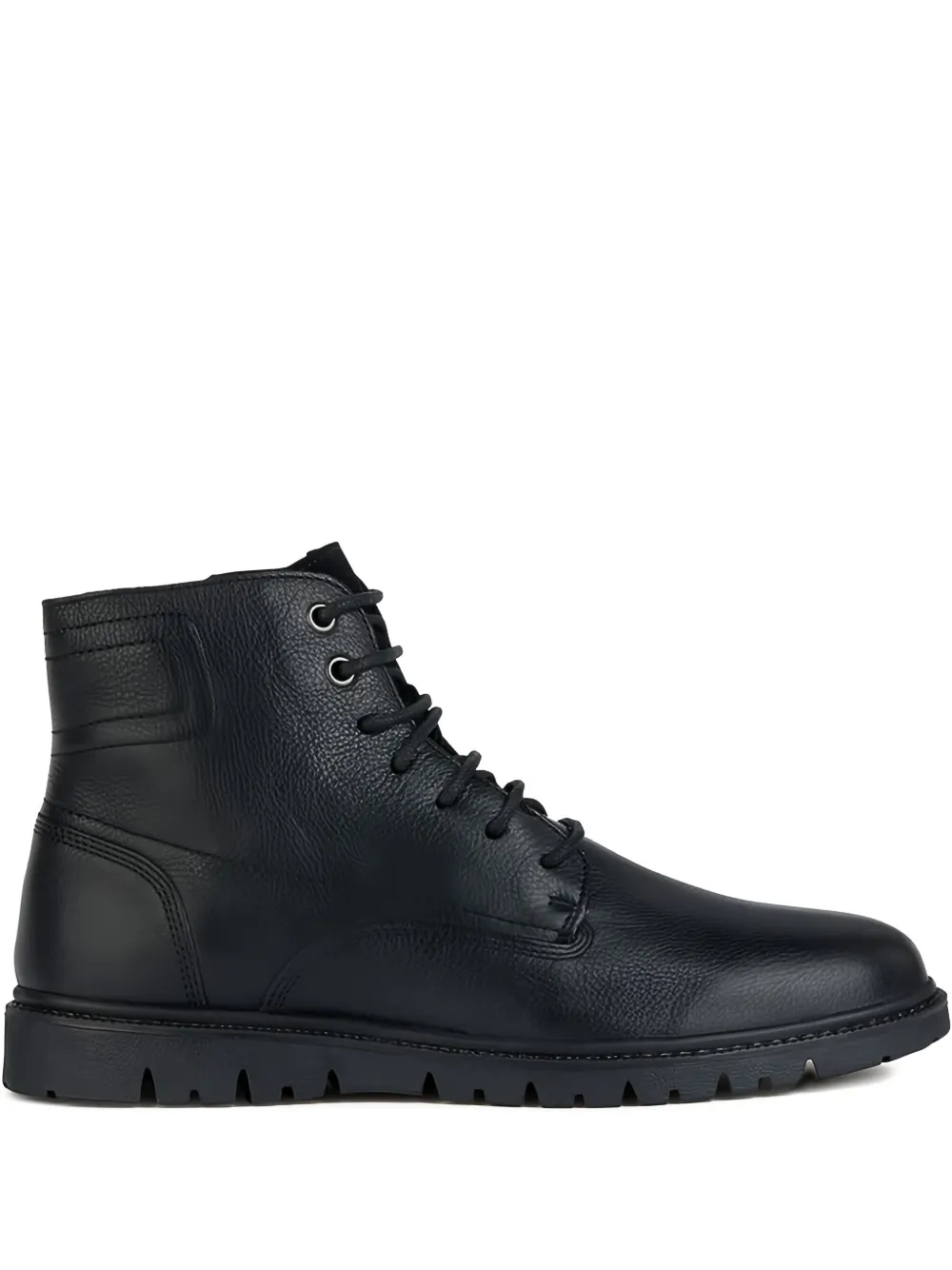 Geox lace-up zip-fastening boots Black