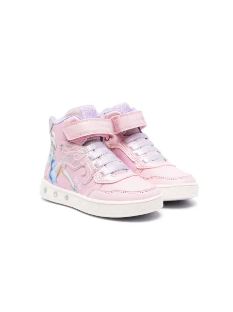 Geox Kids Skylin Tinker Bell high-top sneakers