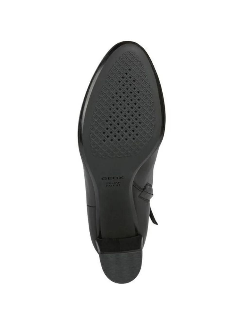 Geox 80 mm Pheby knielaarzen met blokhak Zwart