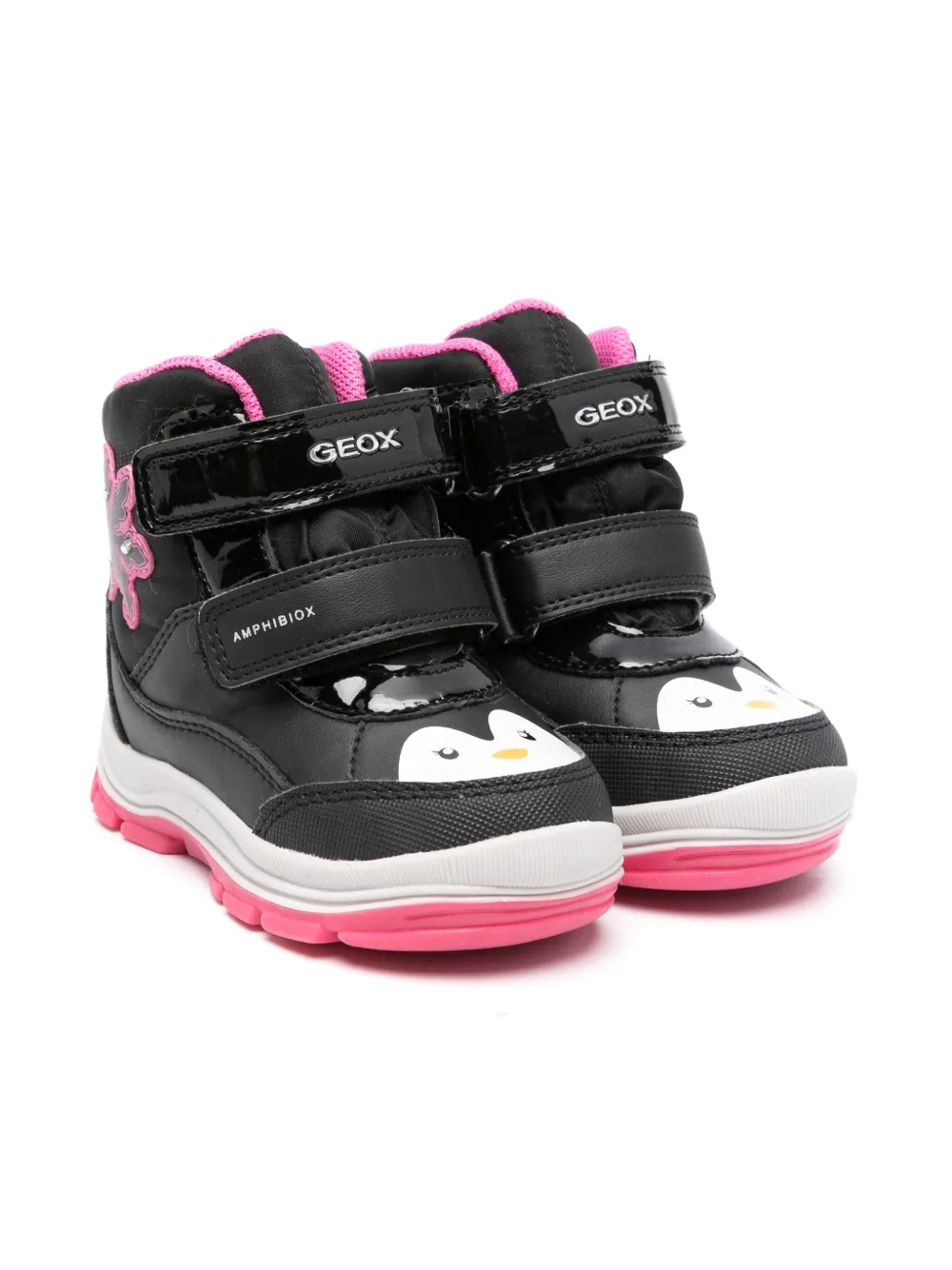 Geox Kids Flanfill ブーツ - ブラック Geox Kids Flanfill ブーツ - ブラック