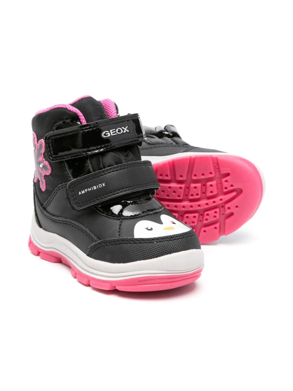 Geox Kids Flanfill laarzen - Zwart