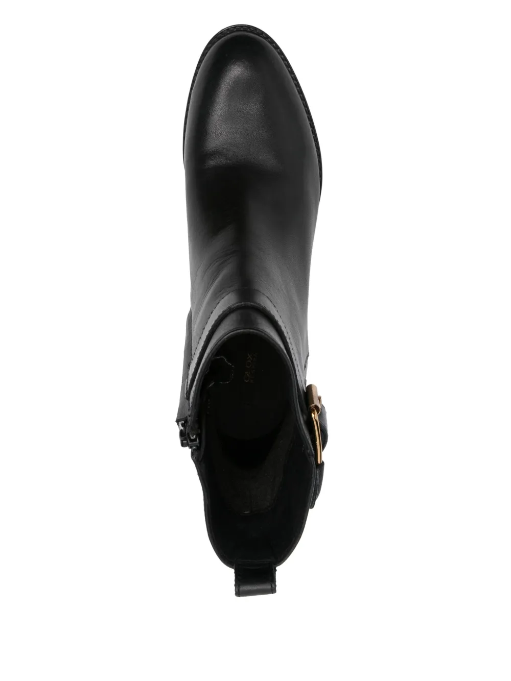 Geox 30mm Felicity Abx biker boots Black