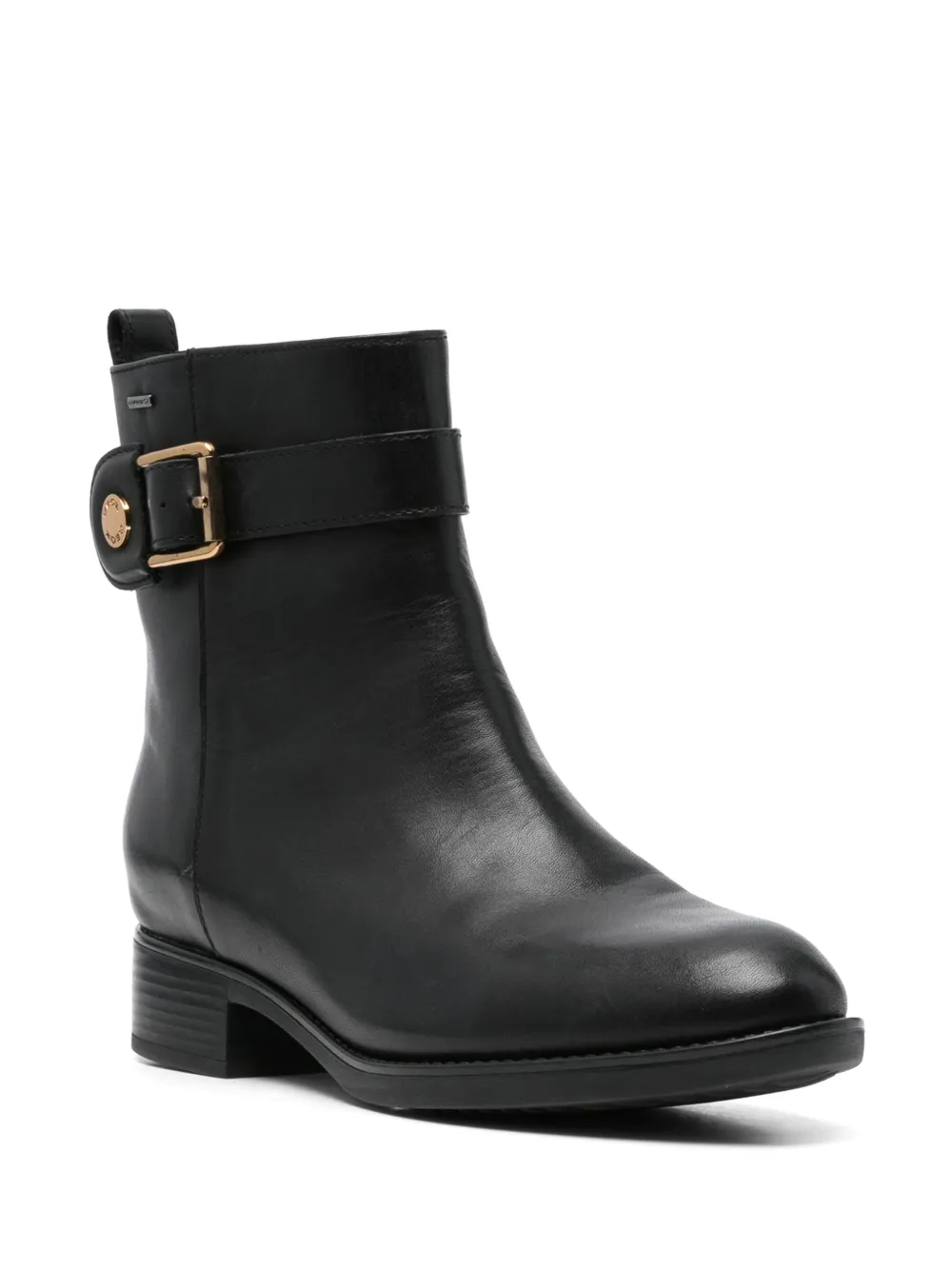 Geox 30mm Felicity Abx biker boots Black