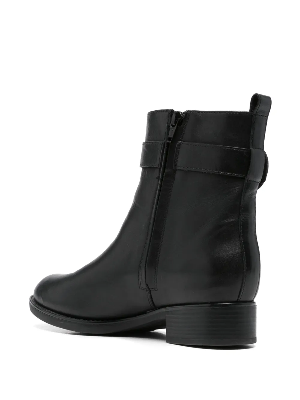 Geox 30mm Felicity Abx biker boots Black