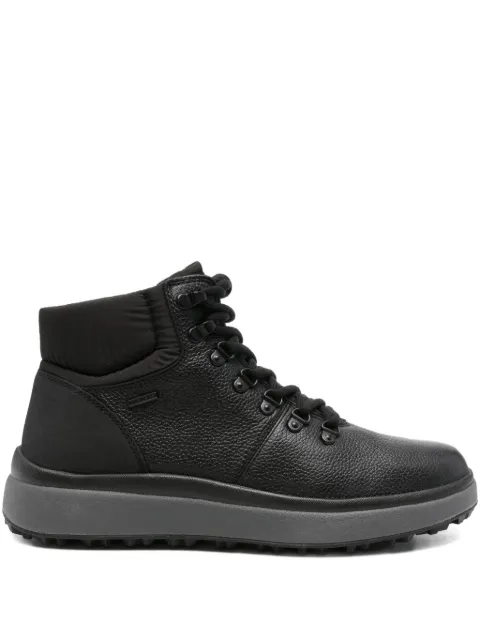 Geox Granito + Grip lace-up padded collar boots
