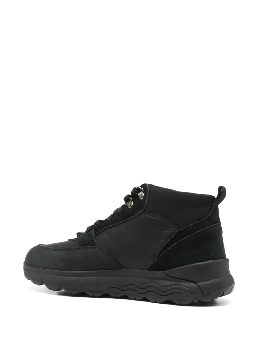 Geox 30mm Spherica biker boots Black