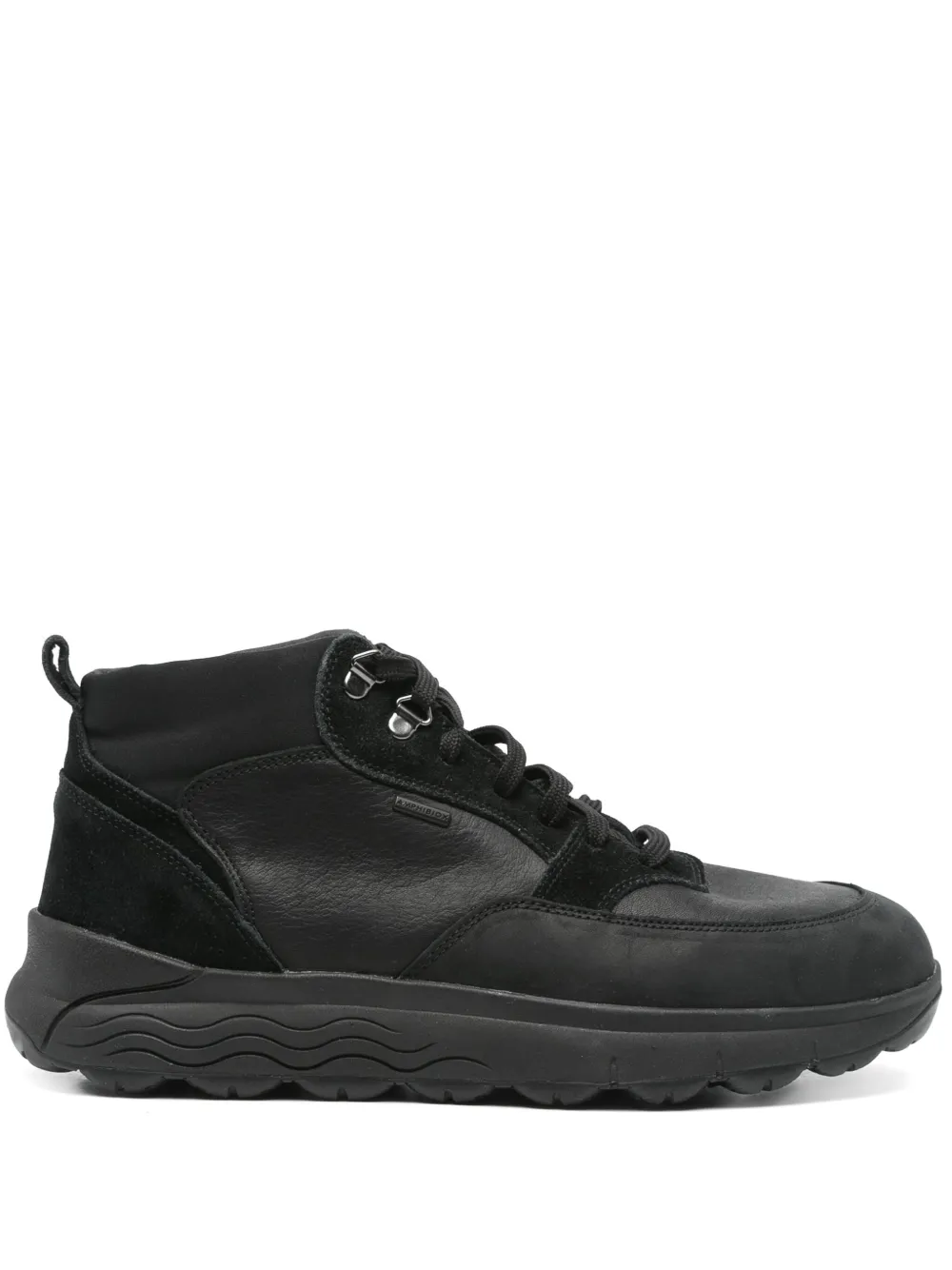 Geox 30mm Spherica biker boots Black