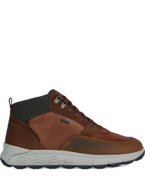 Geox Spherica 4x4 leather lace-up boots