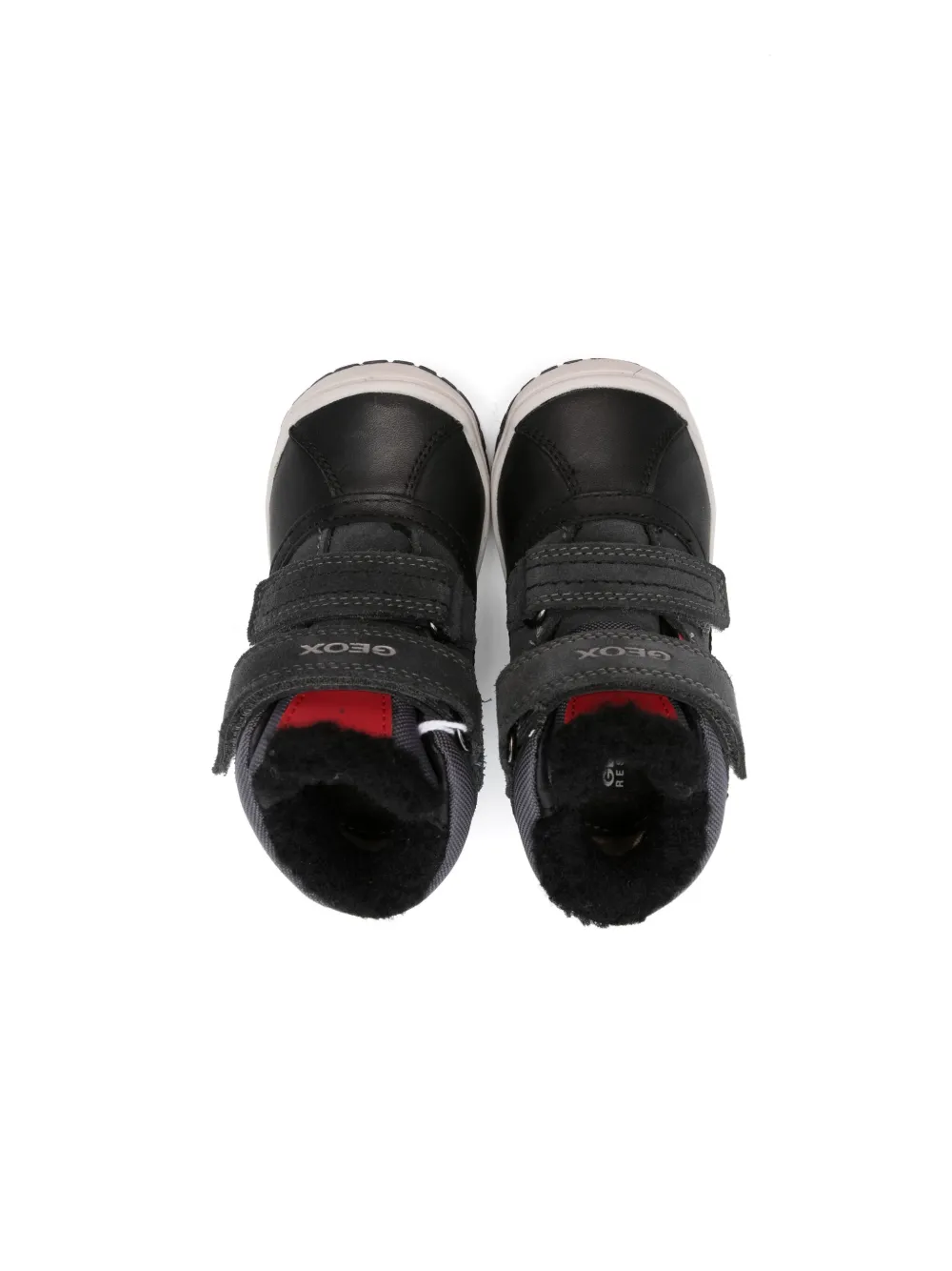 Geox Omar Wpf Touch-strap Boots In Grey