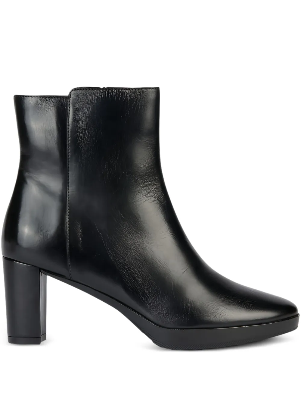 60mm Walk Pleasure zip-detail block-heel boots