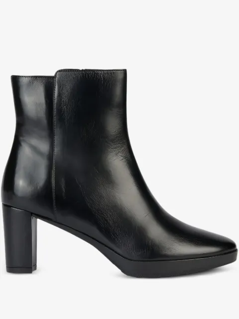 Geox 60mm Walk Pleasure zip-detail block-heel boots