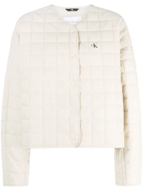 Calvin Klein Jeans logo-print padded jacket