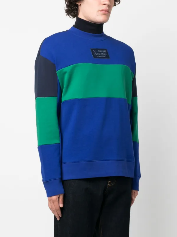 Blue discount armani sweatshirt