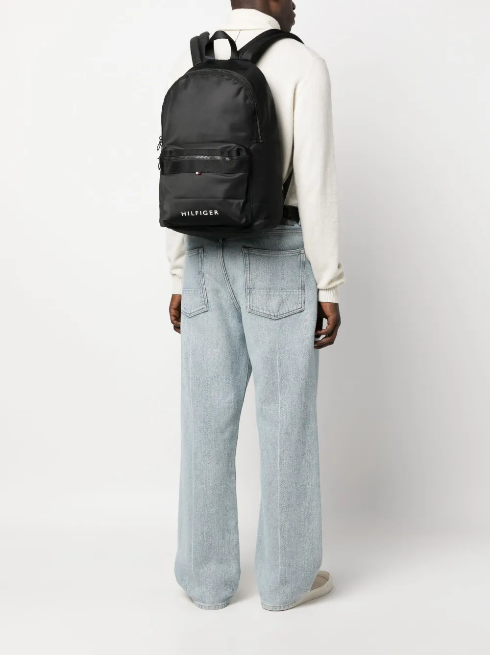 Tommy Hilfiger Rugzak met logoprint Zwart