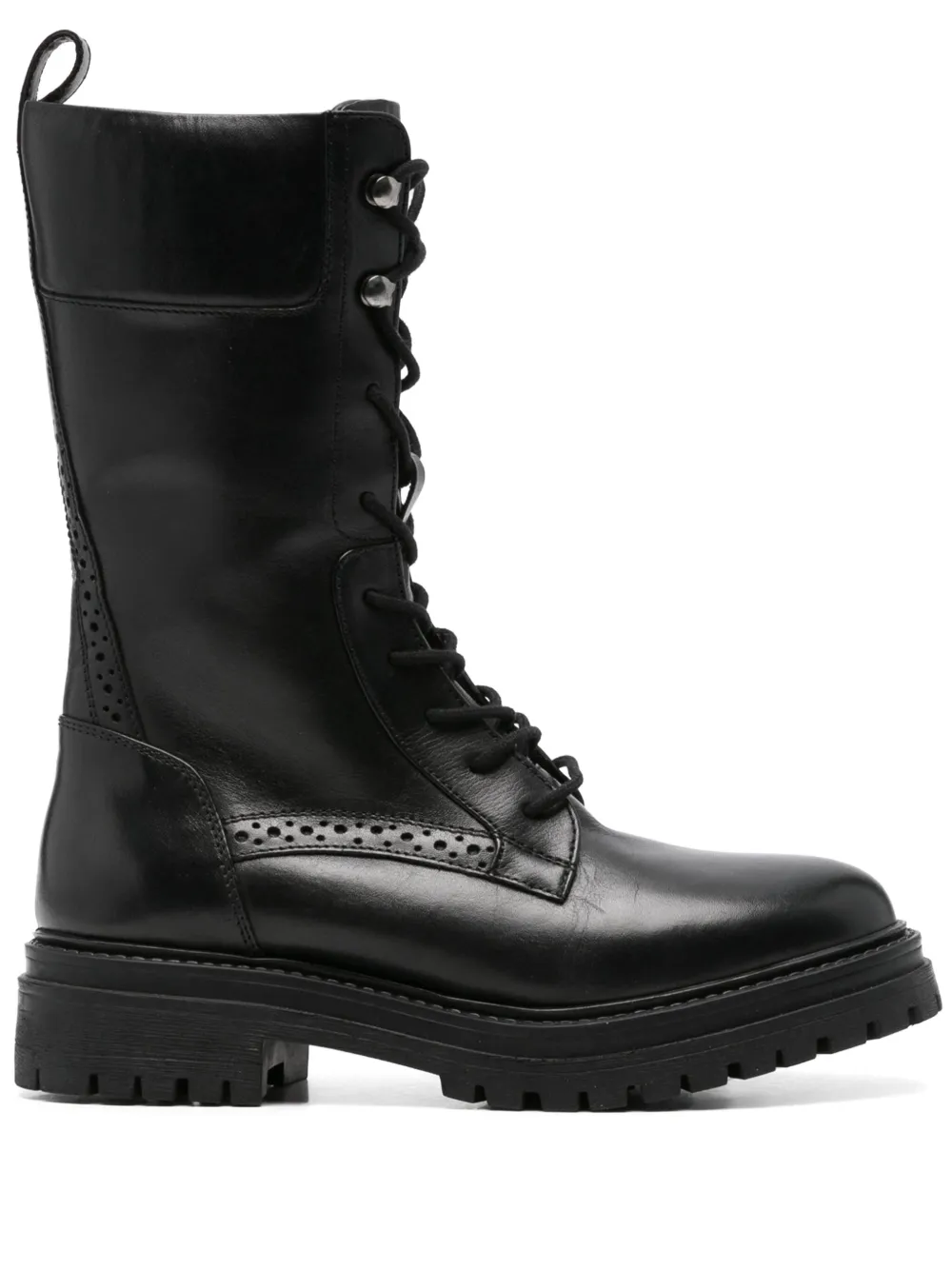 Geox 40mm Iridea combat boots Black