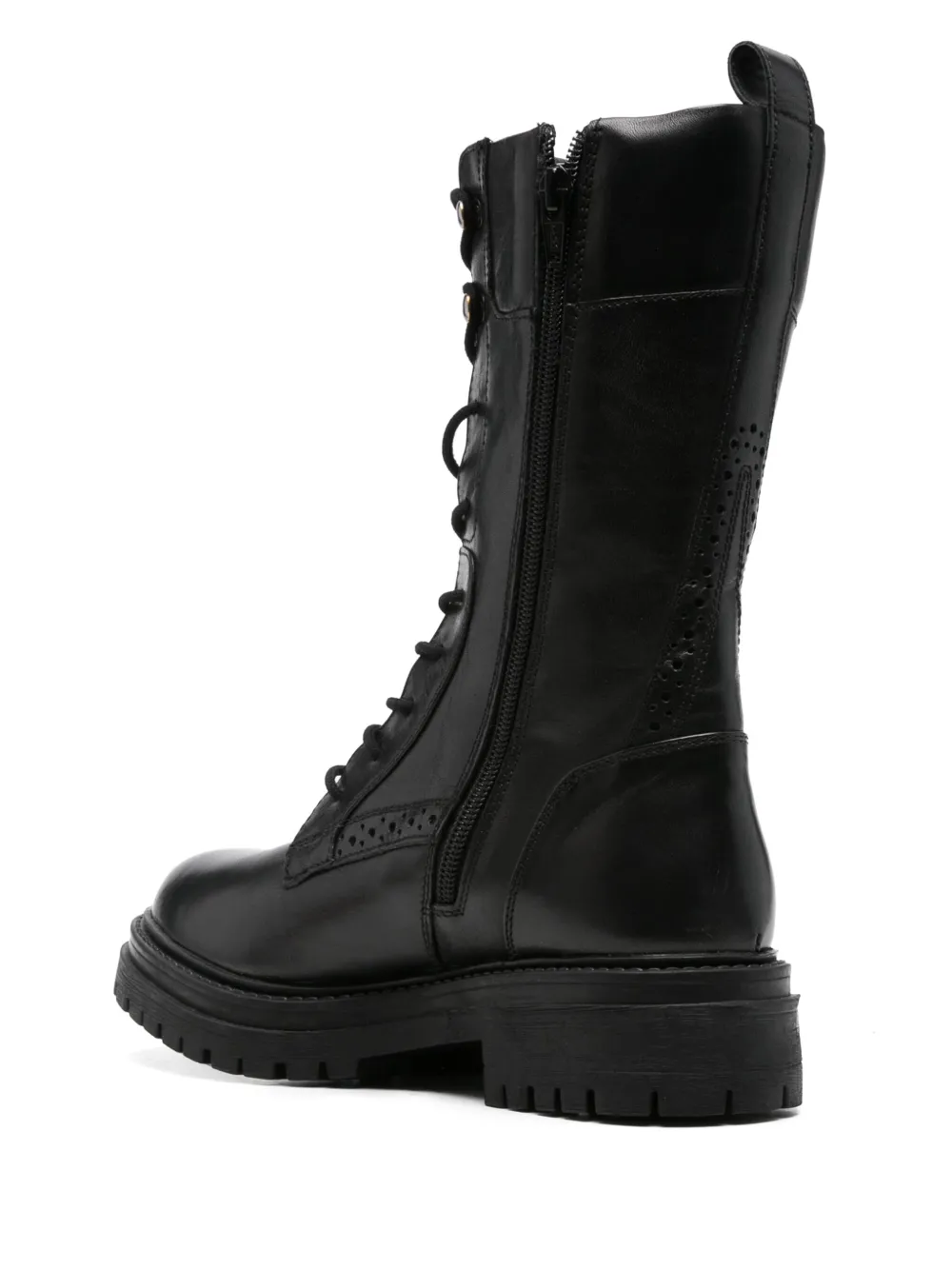 Geox 40mm Iridea combat boots Black
