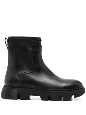 Furla Chelsea Leather Boots | Black | FARFETCH