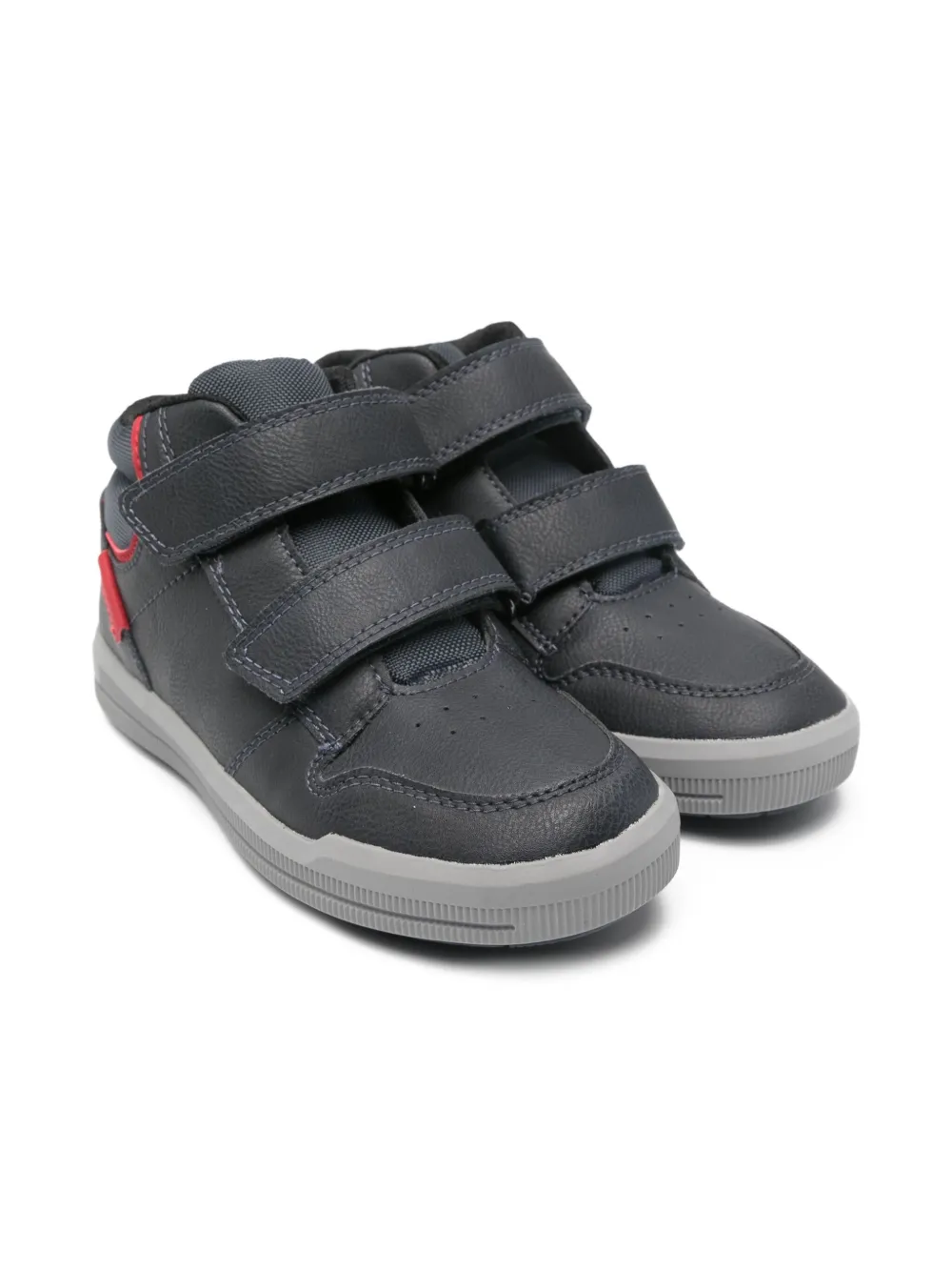 Geox Kids Arzach double-strap boots Blue
