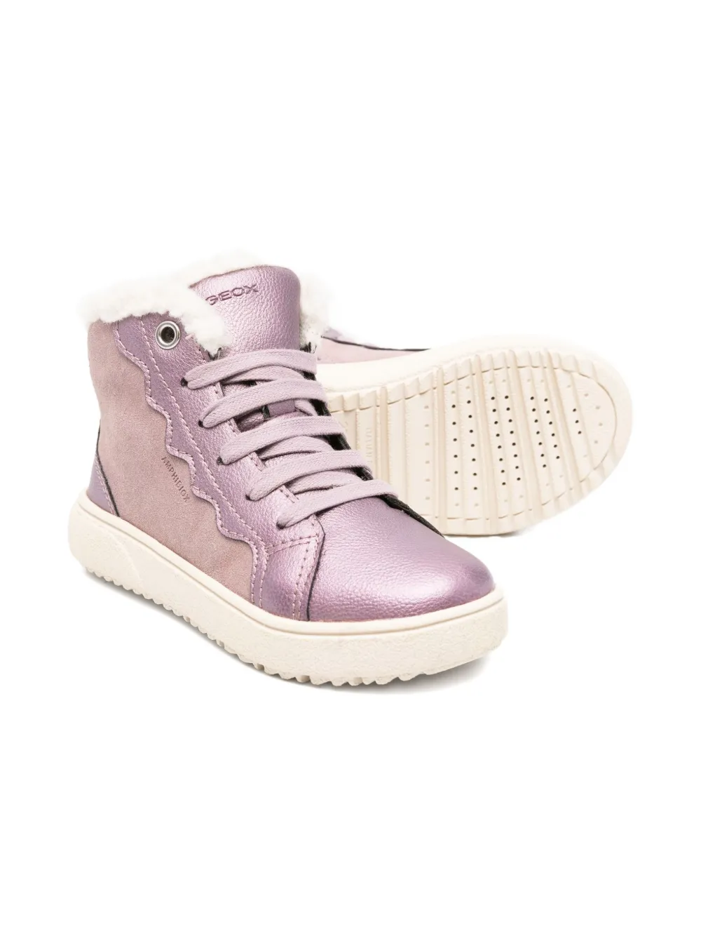 Geox Kids Theleven ankle boots Paars