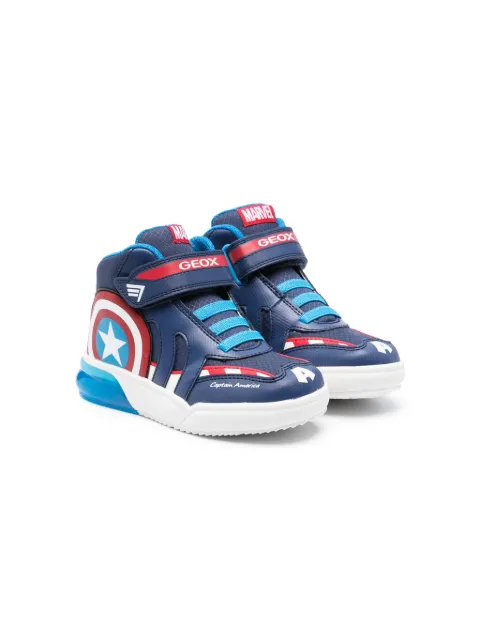 Geox Kids x Marvel Grayjay high-top sneakers