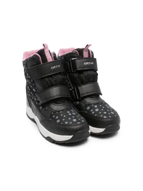 Geox Kids Sentiero polka-dot ankle boots