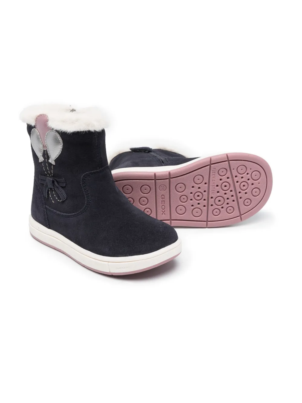 Geox Trottola Booties In Blue