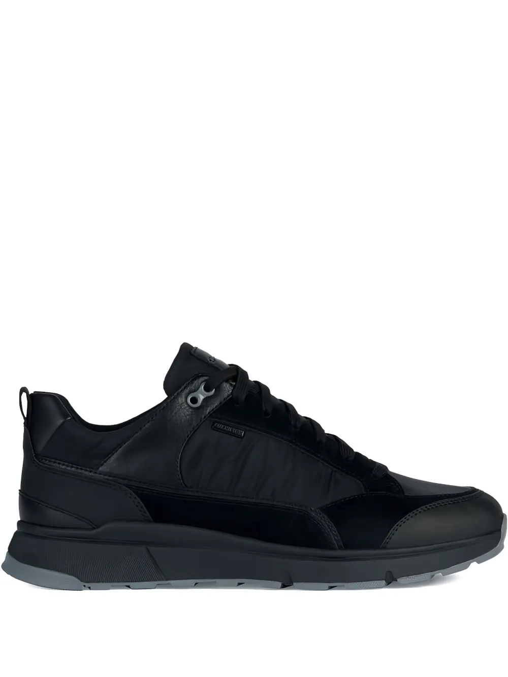 Geox Dolomia ABX sportschoenen met leren vlak Zwart