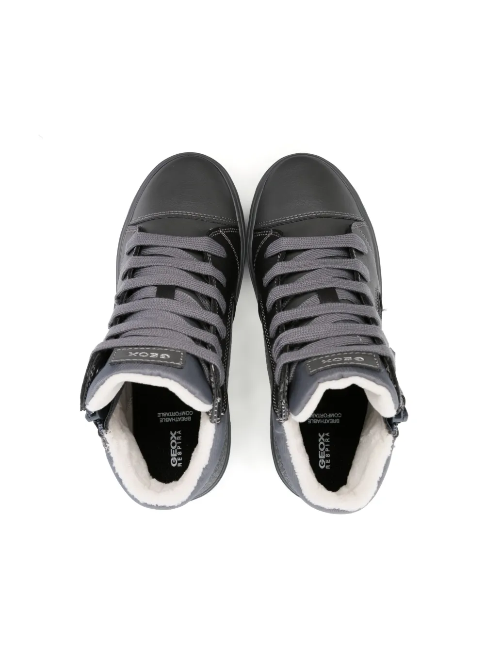 Geox Gisli Lace-up Ankle Boots In Grey