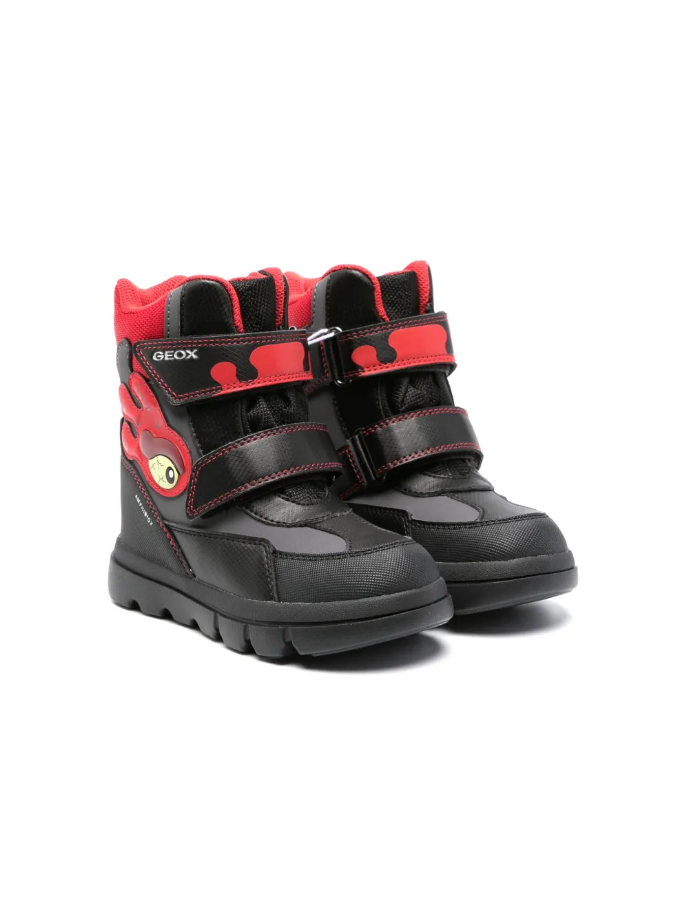 Geox Kids Willaboom touch-strap boots | Black | Image 1