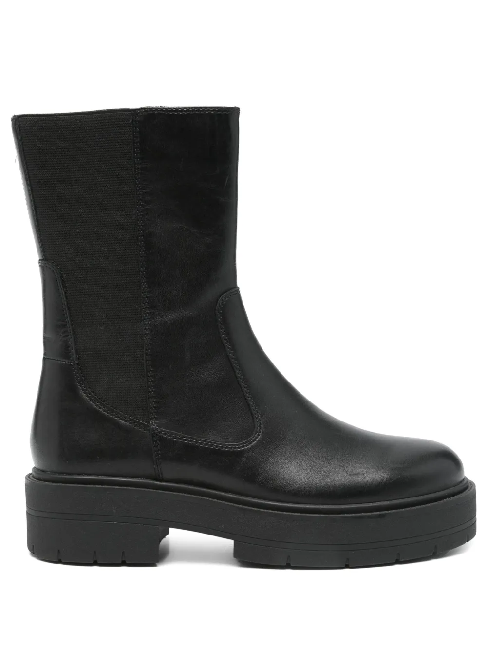 Geox 40mm leather Chelsea ankle boots Black