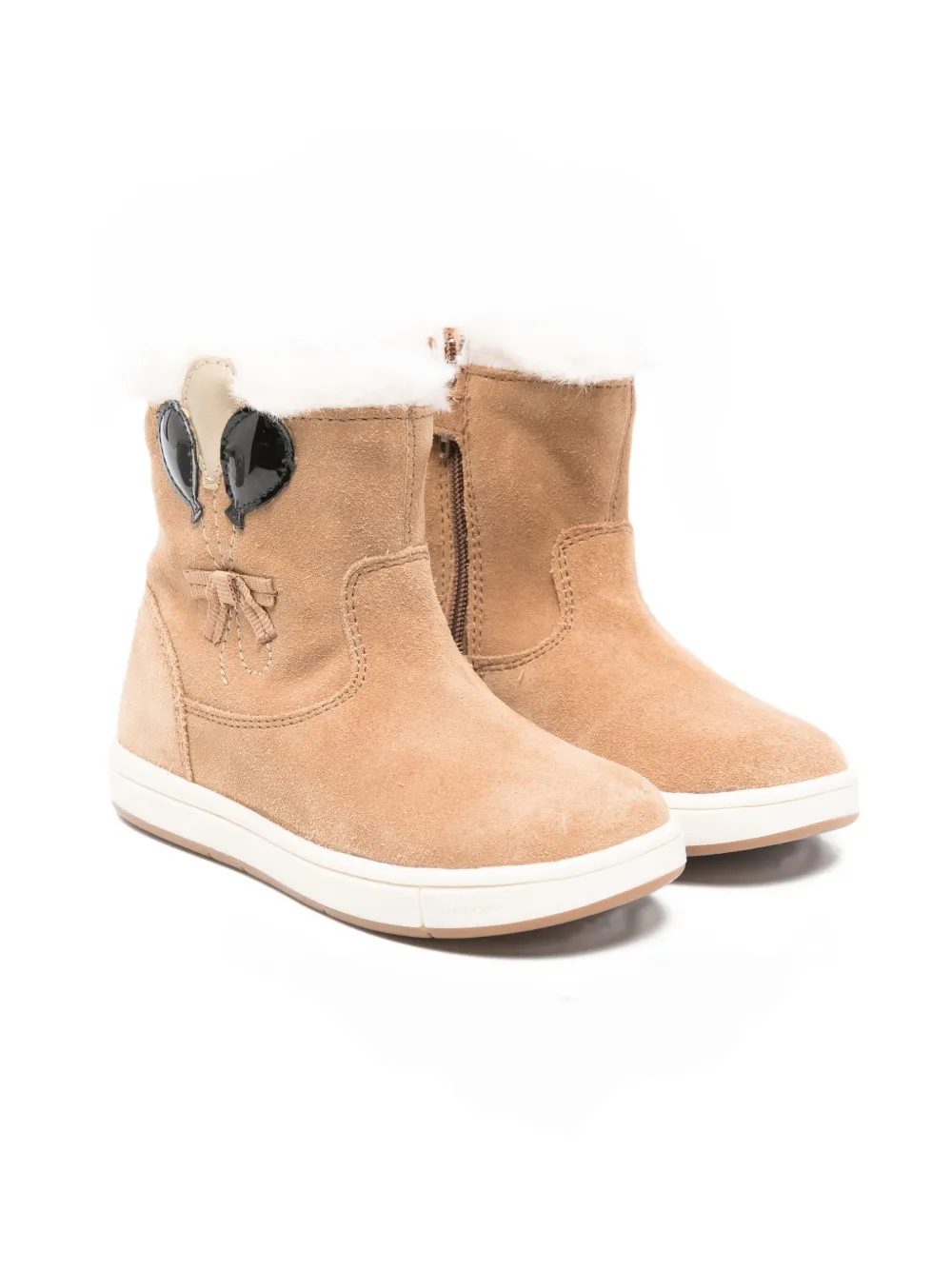 Geox Trottola Booties In Brown