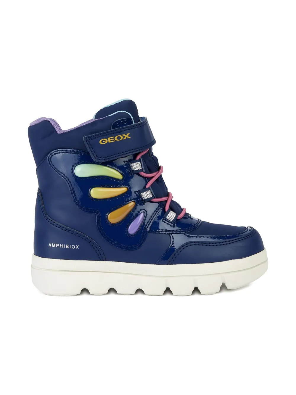 Geox Kids' Willaboom Boots In Blue